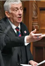  ?? ?? Speaker: Sir Lindsay Hoyle