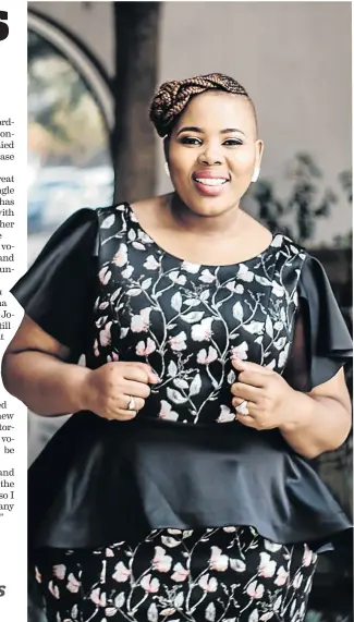  ?? /SUPPLIED ?? Lebo Sekgobela will be beltinghym­ns at Hope Restoratio­n Ministries church in Chloorkop, near Kempton Park.