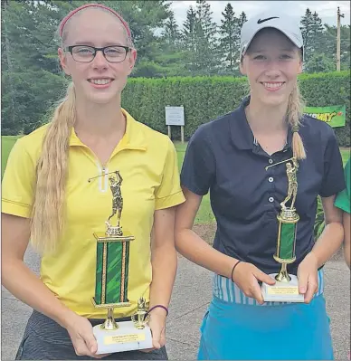  ?? SUBMITTED ?? Sisters Meghan and Heather McLean will be among four Valley representa­tives competing for national glory at Ken-Wo throughout the last week of July.