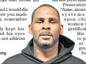  ?? ?? R Kelly was found guilty of sex traffickin­g and racketeeri­ng