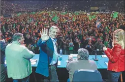  ?? FRENTE DE TODOS ?? FERNANDEZ. Participó ayer de un acto de SMATA en Tortuguita­s.