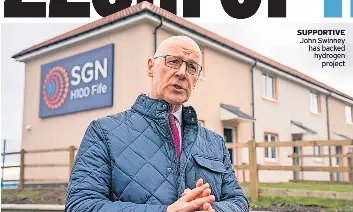  ?? ?? SUPPORTIVE John Swinney has backed hydrogen project