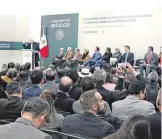  ??  ?? Reunión con el presidente Andrés Manuel López Obrador