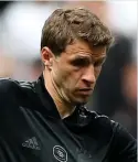  ??  ?? BIG MISS: Thomas Muller