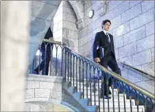  ?? CP PHOTO ?? Prime Minister Justin Trudeau walks to Question Period in the House of Commons on Parliament Hill in Ottawa.