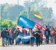  ?? /ALEJANDRO GÓMEZ ?? Será la tercera caravana del año que intenta cruzar el país