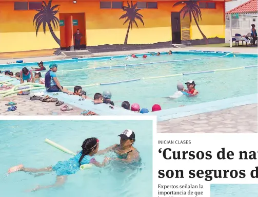  ??  ?? Prevención. Para evitar tragedias, no pierda de vista a sus hijos cuando ingresen al agua; una imprudenci­a podría ser la diferencia entre la vida y la muerte.