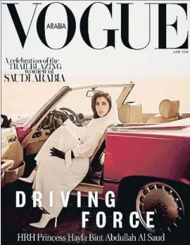  ?? LVD ?? La polémica portada de Vogue Arabia