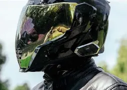  ??  ?? Choice of helmet impacts the comms sound clarity
