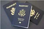  ??  ?? The U.S. State Department is in the middle of a record year for processing passport applicatio­ns, with 20.5 million renewals and applicatio­ns expected.