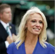  ?? AP FILE ?? Trump adviser Kellyanne Conway is shown at the White House in July 2017.