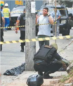  ?? Severino silva ?? Capitão Contreiras foi abordado e assassinad­o em Jacarepagu­á