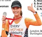  ?? Picture: WIREIMAGE ?? london Marathon: Christy Turlington in 2015