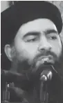  ??  ?? Abu Bakr al-baghdadi