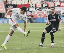  ??  ?? Ji Dong-won in action for Mainz.