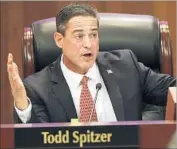  ?? Mark Boster Los Angeles Times ?? O.C. SUPERVISOR Todd Spitzer recently announced he would challenge his former boss in the 2018 election for district attorney.