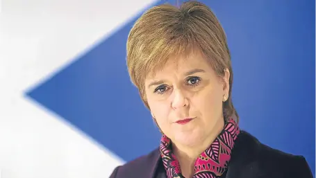  ?? Picture: PA. ?? Nicola Sturgeon says no First Minister “worth their salt” would support the Bill.