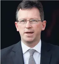  ??  ?? Britain’s Attorney General Jeremy Wright makes a statement outside the Supreme Court in London, Tuesday, January 24.