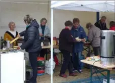  ??  ?? Des crêpes pour le Téléthon (les amis de la Beneche)