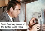  ?? ?? Sean Connery in one of the better Bond films