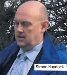  ??  ?? Simon Haydock
