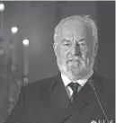  ?? TYRONE SIU/REUTERS FILE ?? Bernard Hill, who played Captain Edward Smith in the 1997 “Titanic” movie, has died at age 79.