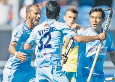  ?? HOCKEY INDIA ?? Given the level of competitio­n, the Champions Trophy silver was possibly the finest hour for Indian hockey in 2018.