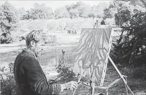  ?? CBS FILMS ?? Willem Dafoe learned to paint for his role as the Dutch painter Vincent van Gogh in "At Eternity's Gate," directed by visual artist and filmmaker Julian Schnabel.