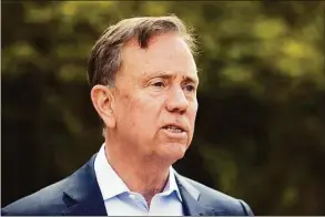  ?? Ned Gerard / Hearst Connecticu­t Media ?? Gov. Ned Lamont said he extended the public health emergency in Connecticu­t so the state could “continue to maximize the federal benefits we’re getting.”