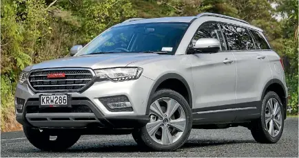  ?? DAVID LINKLATER/STUFF ?? The Haval H6 is among an increasing number of high-quality vehicles now being imported from China.