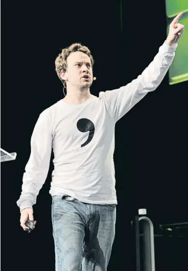  ?? Steve Jennings ett ?? George Hotz Geohot durante una conferenci­a en San Francisco