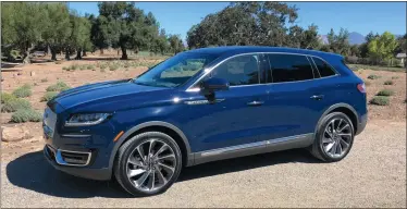  ?? MARK PHELAN/DETROIT FREE PRESS/TNS ?? The 2019 Lincoln Nautilus.