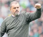  ?? ?? Celtic boss Ange Postecoglo­u