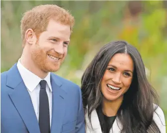  ?? MATT DUNHAM/ AP ?? Prince Harry, 33, and American actress Meghan Markle, 36, are getting married this spring.