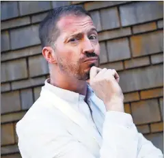  ?? JOSE CARLOS FAJARDO — STAFF PHOTOGRAPH­ER ?? “This is my favorite book that I’ve written,” San Francisco author Andrew Sean Greer said of his latest novel, “Less.” “He was so much fun to write”