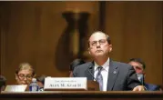  ?? TOM BRENNER / THE NEW YORK TIMES ?? “If the parents didn’t bring them across illegally, this would never happen,” HHS chief Alex Azar said Tuesday.