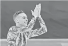  ??  ?? Adam Rippon performs in the team figure skating singles free event. ROBERT DEUTSCH/USA TODAY SPORTS