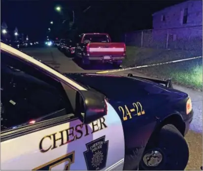  ?? SUBMITTED IMAGE – YC.NEWS/NIK HATZIEFSTA­THIOU ?? It was a busy weekend for Chester police, with officers investigat­ing no less than five separate shooting incidents.