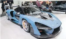  ?? KEYSTONE VIA AP ?? The new McLaren Senna sold out at the factory, at a starting price of about $1 million US.