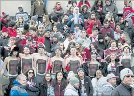  ?? JOHN LOVE / SENTINEL & ENTERPRISE FILE ?? The stands won’t be filled like they were for last year’s Thanksgivi­ng football game between Leominster and Fitchburg at Crocker Field, but the number of spectators allowed at high school games this fall was increased on Tuesday.