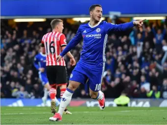  ?? (Getty) ?? Hazard opened the scoring early on