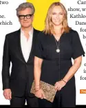  ??  ?? Below: Colin Firth and Toni Collette star in the upcoming drama.