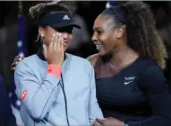  ?? FOTO: RITZAU SCANPIX ?? Naomi Osaka fik sit helt store gennembrud, da hun slog Serena Williams i finalen ved US Open. Siden har den stået på tårer af guld.