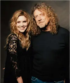  ??  ?? Dynamic duo: Robert Plant and
Alison Krauss.
