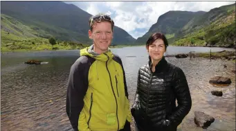  ?? Photo by Valerie O’Sullivan ?? Piaras and Catherine Kelly of Kerry Climbing.