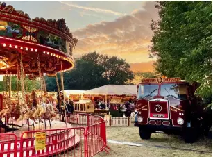  ?? ?? GOING: Joby Carter, who runs Carters Steam Fair, has announced his intention to bring the fair’s touring days to an end, and has put it up for sale for £2.5 million