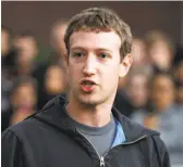  ?? Steven Senne / Associated Press 2011 ?? Facebook CEO Mark Zuckerberg.