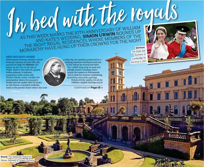  ??  ?? . Grand: The Italianate Osborne.
. House, beloved of Queen Victoria.
