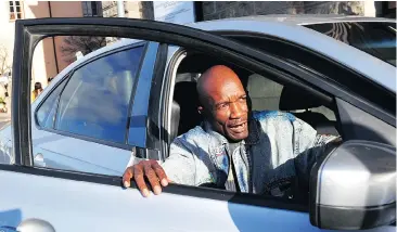  ?? Picture: PHANDO JIKELO ?? ‘FRAMED’: Uber driver Assumani Ncahuturi says he was robbed of R500 by Cape Town Central police officers who accused him of having a small packet of dagga in his car.