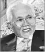  ??  ?? TUN PEHIN SRI ABDUL TAIB MAHMUD